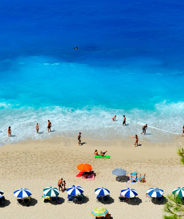 Tropical beach resort
