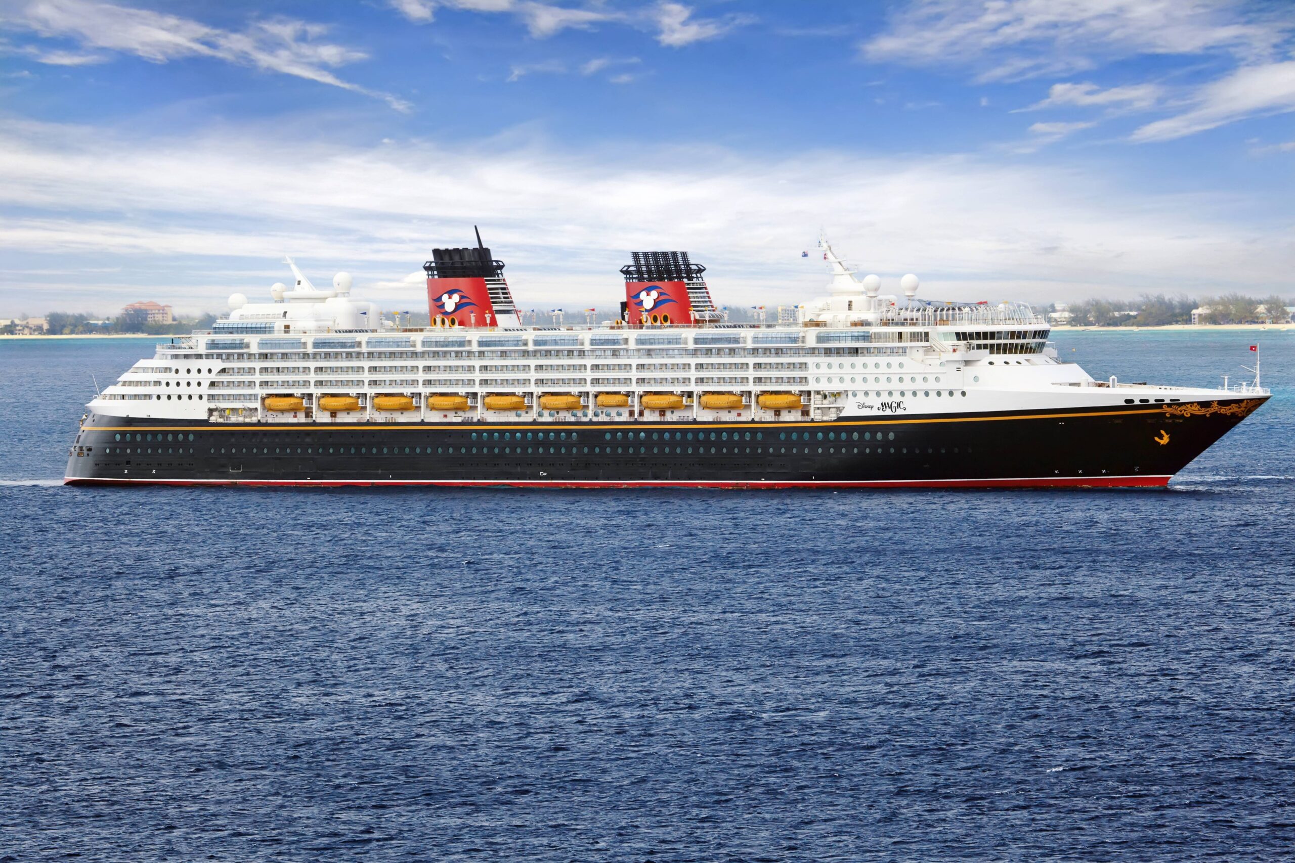 Disney Cruise Line ship at sea
