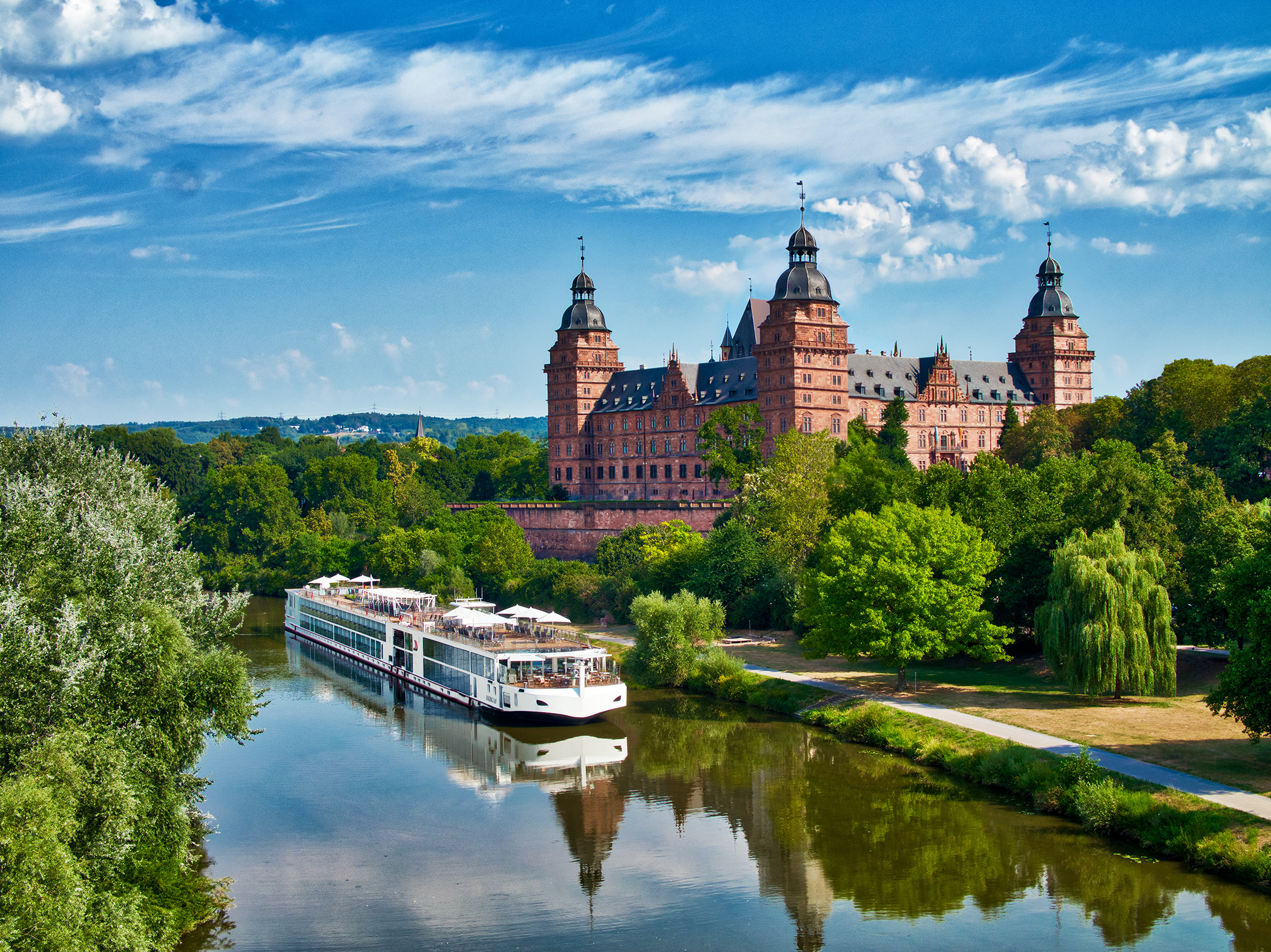 Viking river ship in Germany